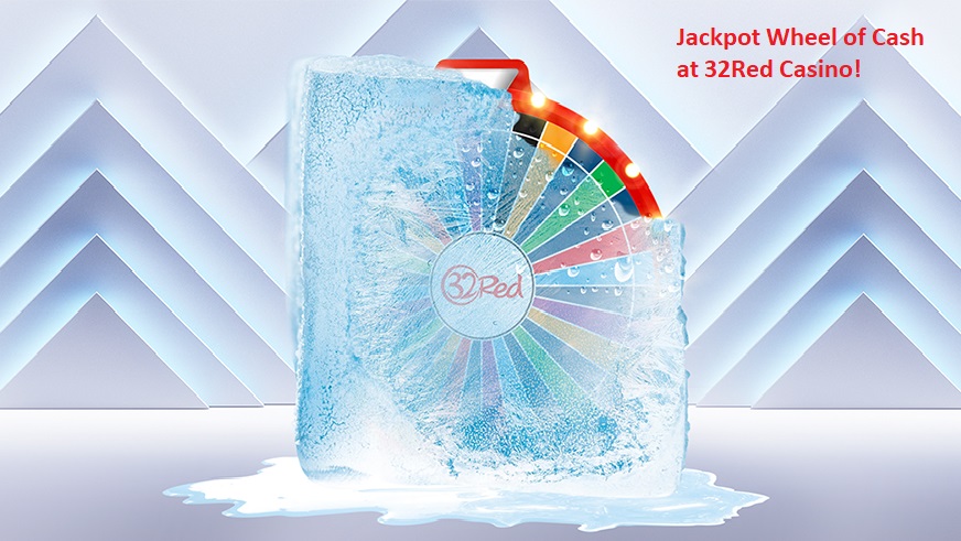 Spin the Jackpot Wheel of Cash at 32Red and Play for a Daily Chance of Winning £5,000!