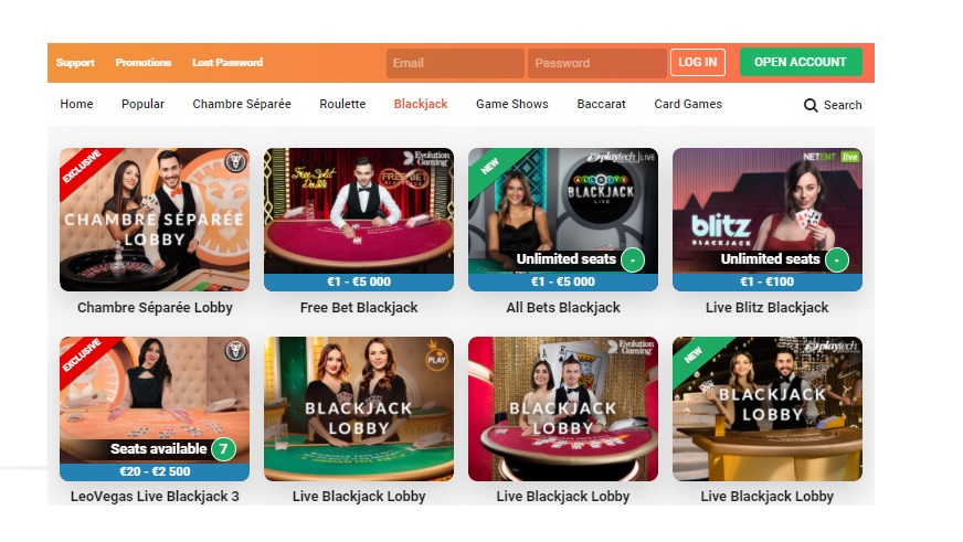 Playtech’s Live Casino Games Added to LeoVegas Casino’s Collection