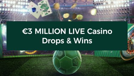 €3 Million for Grabs in Mr Green’s Live Casino Drops & Wins Promo