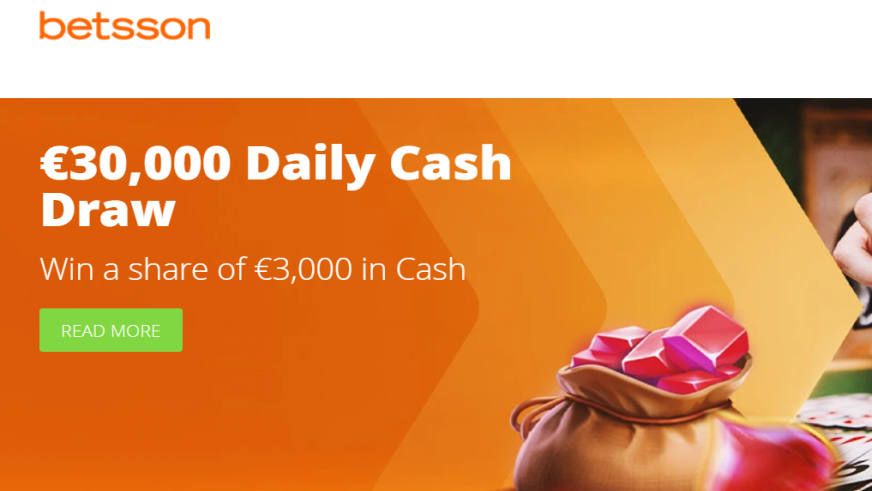 Participate in Betsson’s €30,000 Daily Cash Draw Through Live Casino Classics
