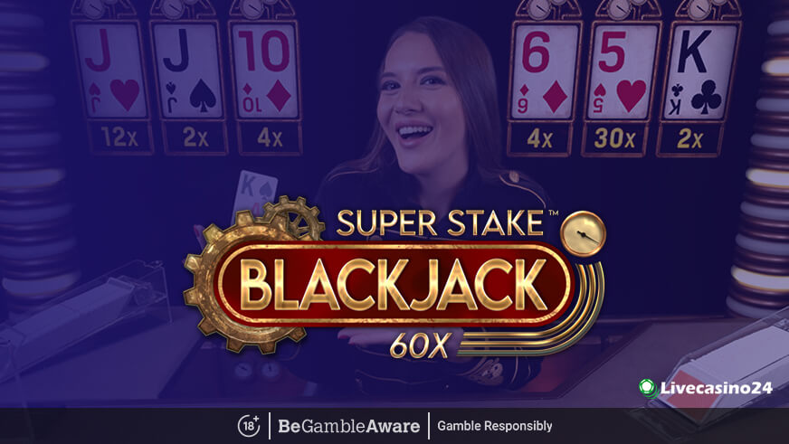 Enjoy Supercharged Gameplay in New Super Stake Blackjack by Stakelogic Live